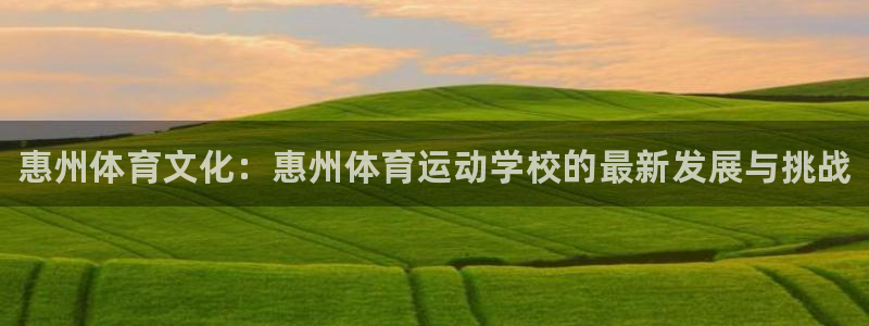 米兰体育官网下载招商电话地址是多少：惠州体育文化：惠州体育运