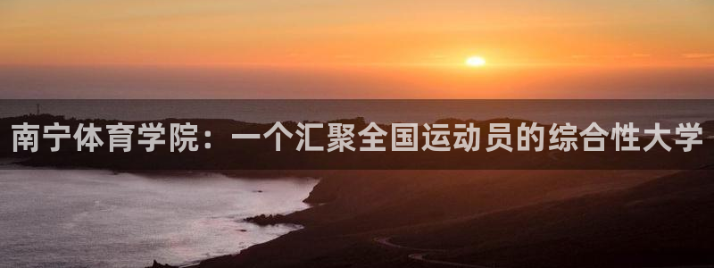 米兰体育官方正版app新能源：南宁体育学院：一个汇聚